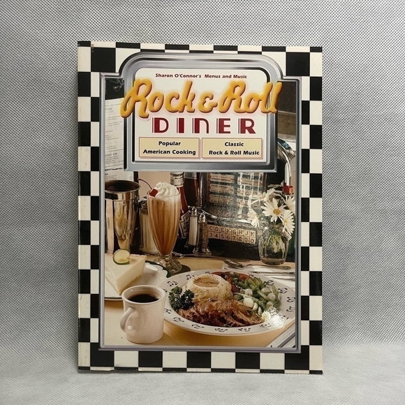 Recipes Book Rock & Roll Diner Cookbook Popular American Cooking Recipes - Picture 1 of 2